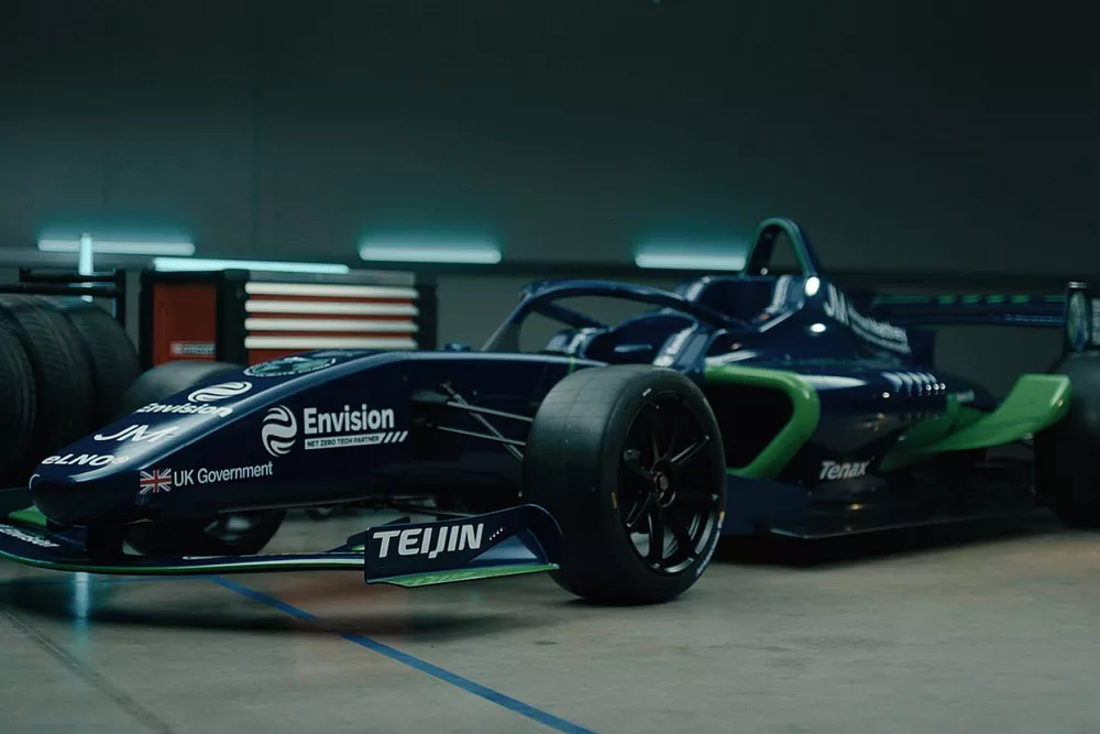 Virgin Racing two-seater electric formula car