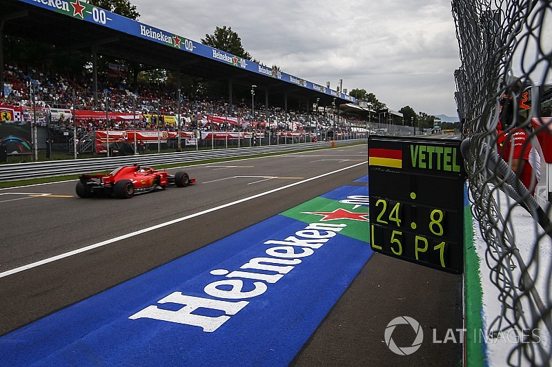 Formel 1 Monza 2018: Sebastian Vettel bleibt auf Pole-Kurs