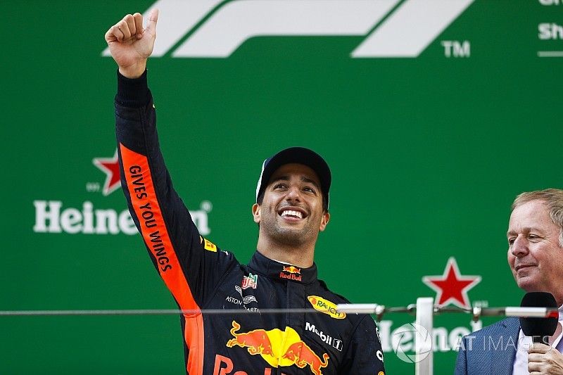 Race winner Daniel Ricciardo, Red Bull Racing