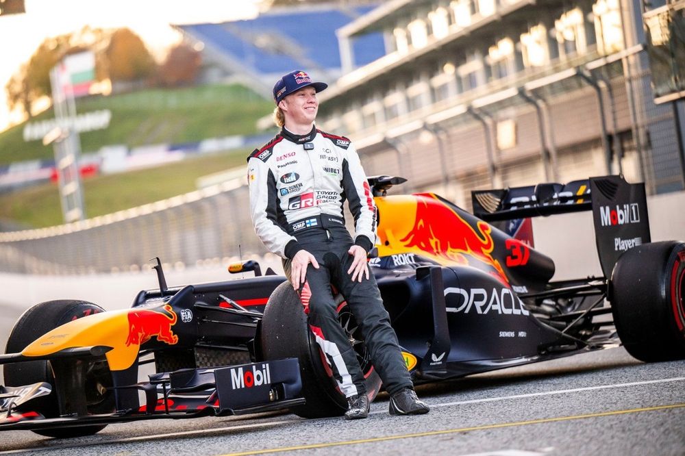 Kalle Rovanpera test in a Red Bull Formula 1 car at the Red Bull Ring&nbsp;
