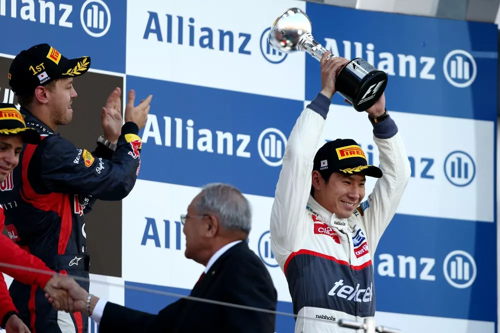 Tercer puesto Kamui Kobayashi, Sauber