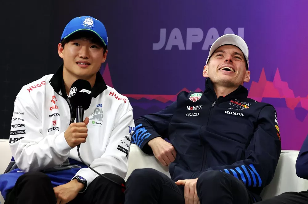 チームメイトとして君が必要だ！ フェルスタッペンが角田裕毅をル
