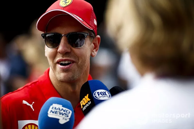 Sebastian Vettel, Ferrari con los medios
