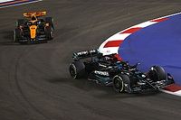 Russell explica su accidente que lo dejó fuera del podio en Singapur