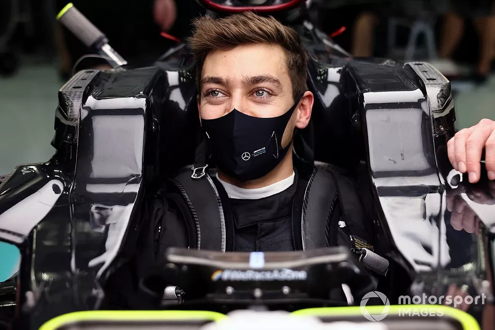 George Russell, Mercedes-AMG F1 dans la voiture