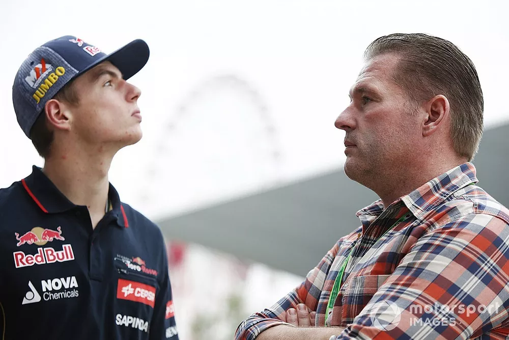 Max Verstappen, Toro Rosso and father Jos Verstappen