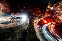 Galer&iacute;a WRC: las impresionantes fotos de la noche del Rally de Montecarlo