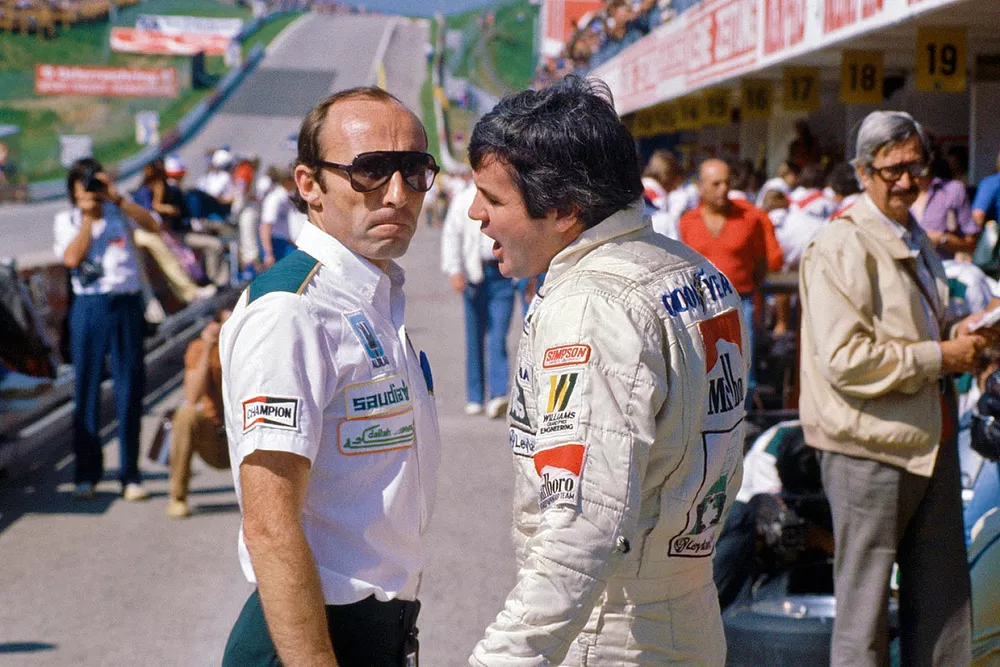 ウイリアムズF1初代王者アラン・ジョーンズ、フランク・ウイリアムズの
