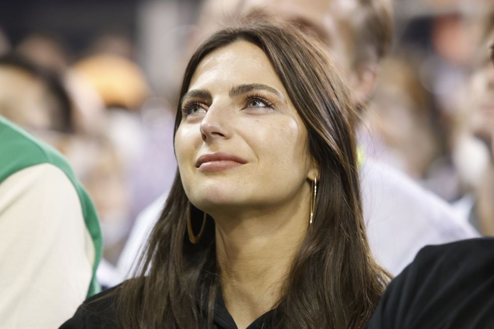 Kelly Piquet, girlfriend of Max Verstappen, Red Bull Racing, 1st position, in Parc Ferme