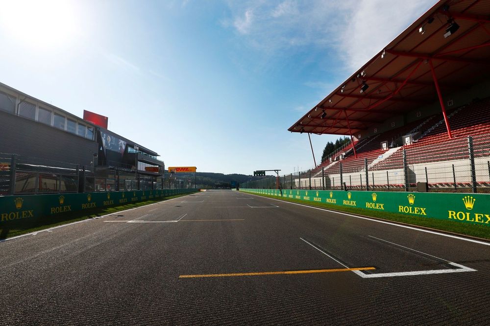 La recta principal de Spa-Francorchamps