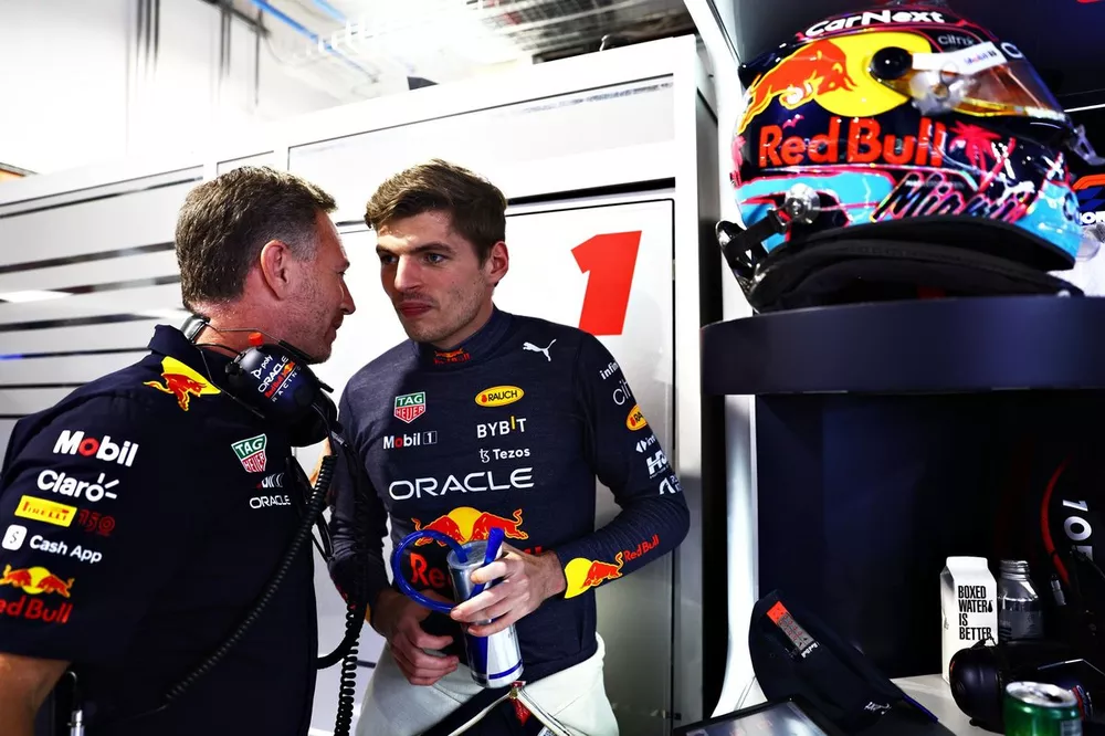 Max Verstappen, Red Bull Racing, Christian Horner, Red Bull Racing Team Principal 