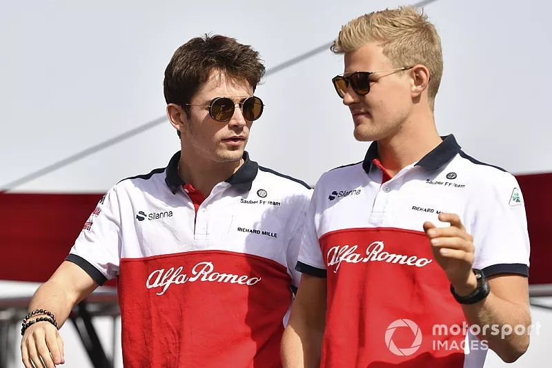 Marcus Ericsson, Sauber et Charles Leclerc, Sauber 