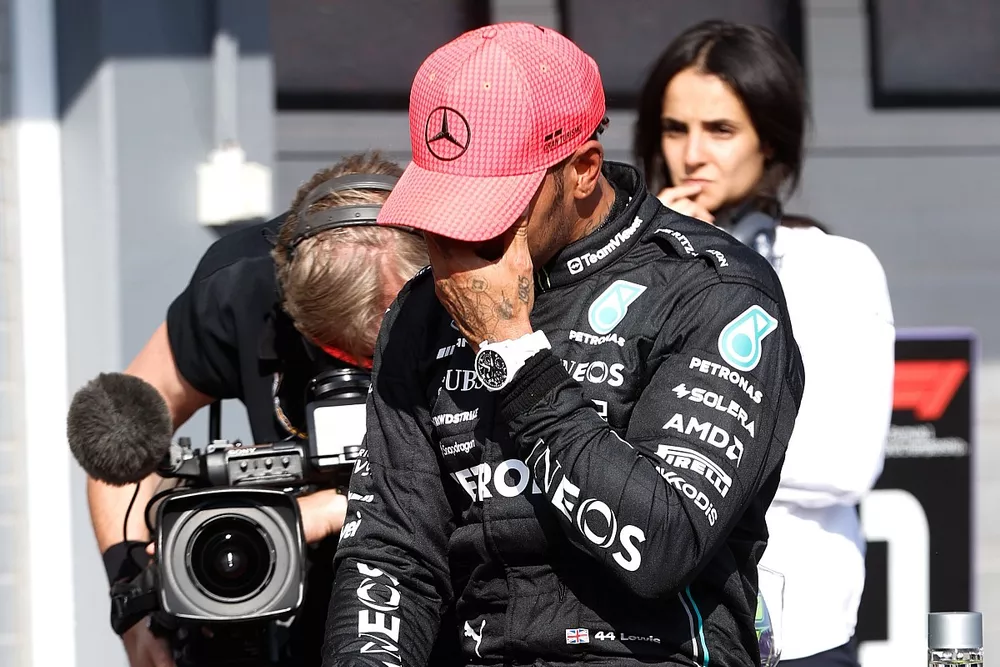 Polesitter Lewis Hamilton, Mercedes