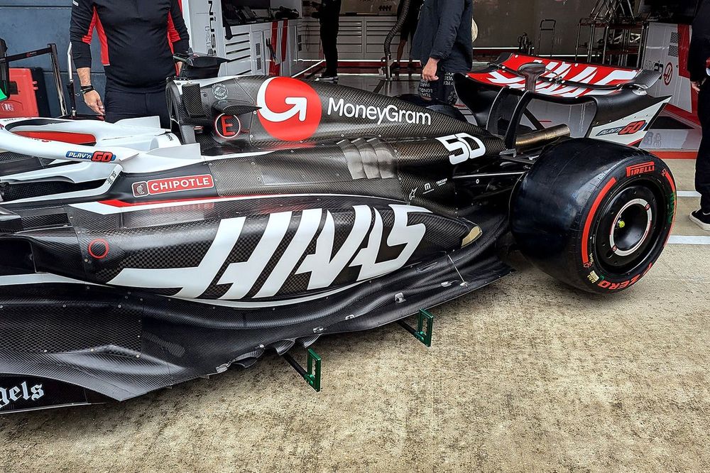 Detalle técnico del Haas VF-24