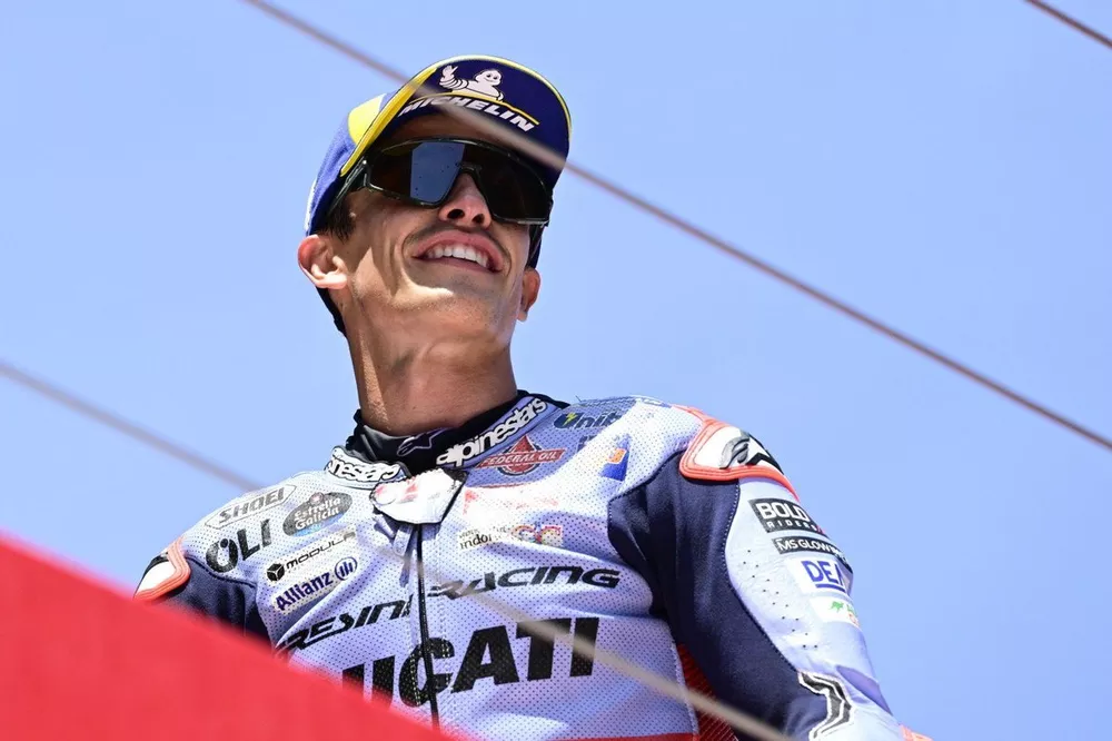 Podio: tercer lugar Marc Márquez, Gresini Racing