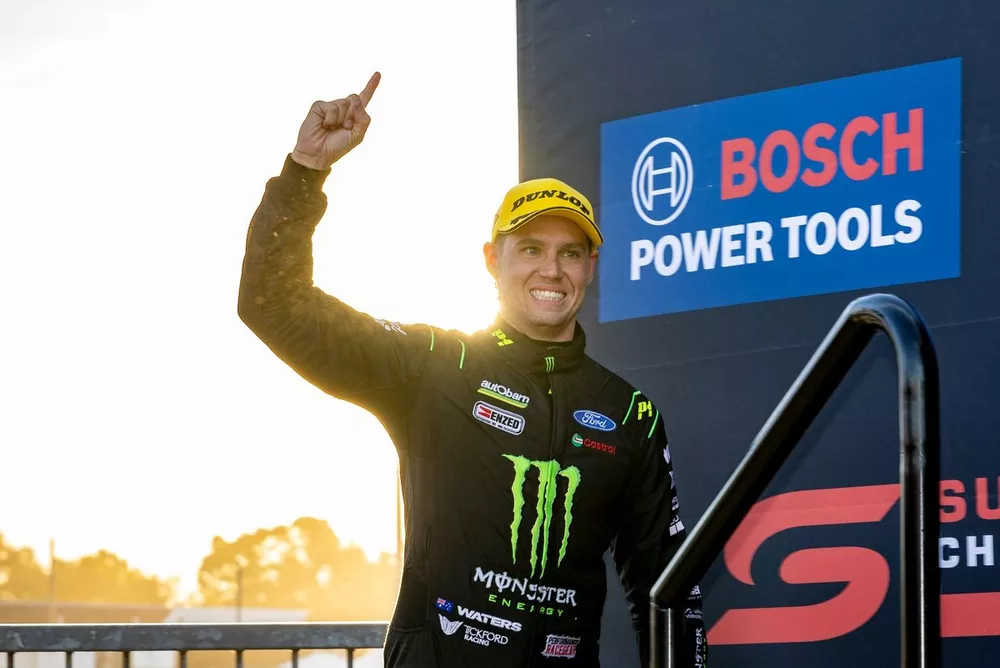 Race winner Cameron Waters, Tickford Racing Ford Mustang GT