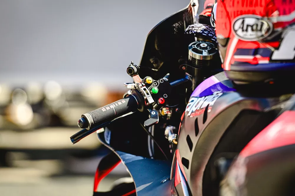 Aprilia bike detail