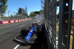 Albon no podrá participar en la FP2 por el accidente inicial en Australia