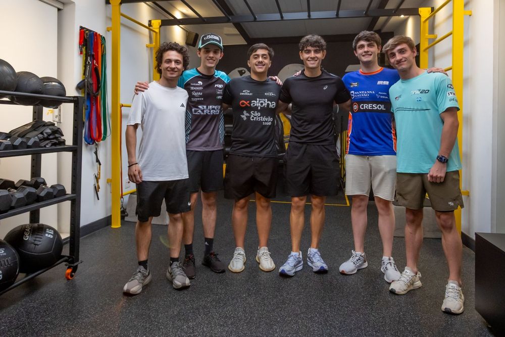 Alfredinho Ibiapina, Felipinho Tozzo, Gabryel Romano, Victor Andrade, Gui Backes e Tito Giaffone