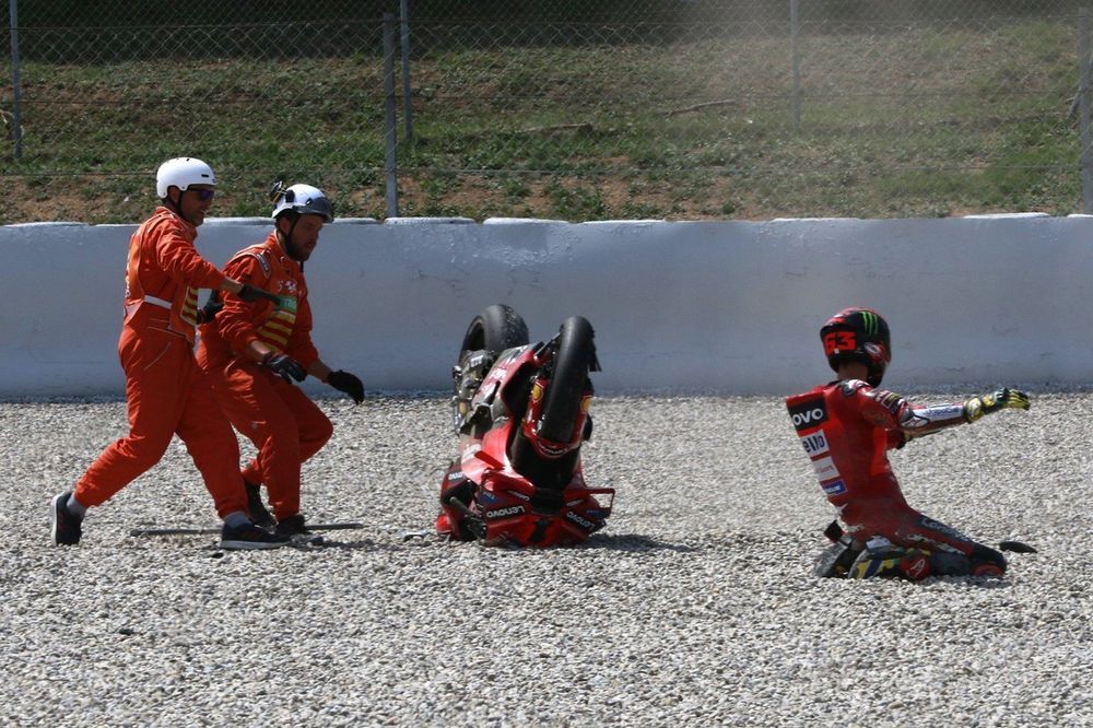 Ca&iacute;da de Francesco Bagnaia, Ducati Team