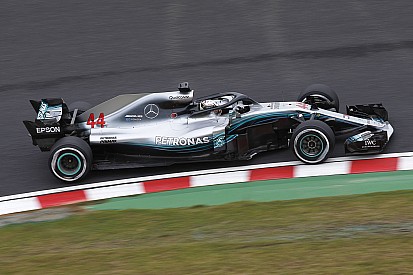 Japanese GP: Hamilton leads dominant Mercedes one-two in FP1