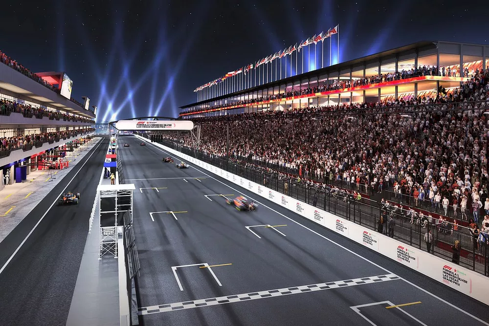 Render del GP de Las Vegas