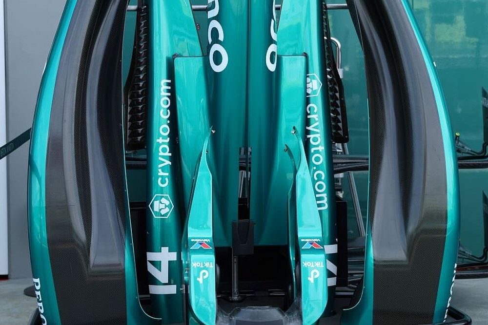 Aston Martin AMR23 detalle de la carrocer&iacute;a 