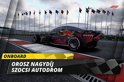 Virtuális halós pályabejáró videó az Orosz Nagydíjról