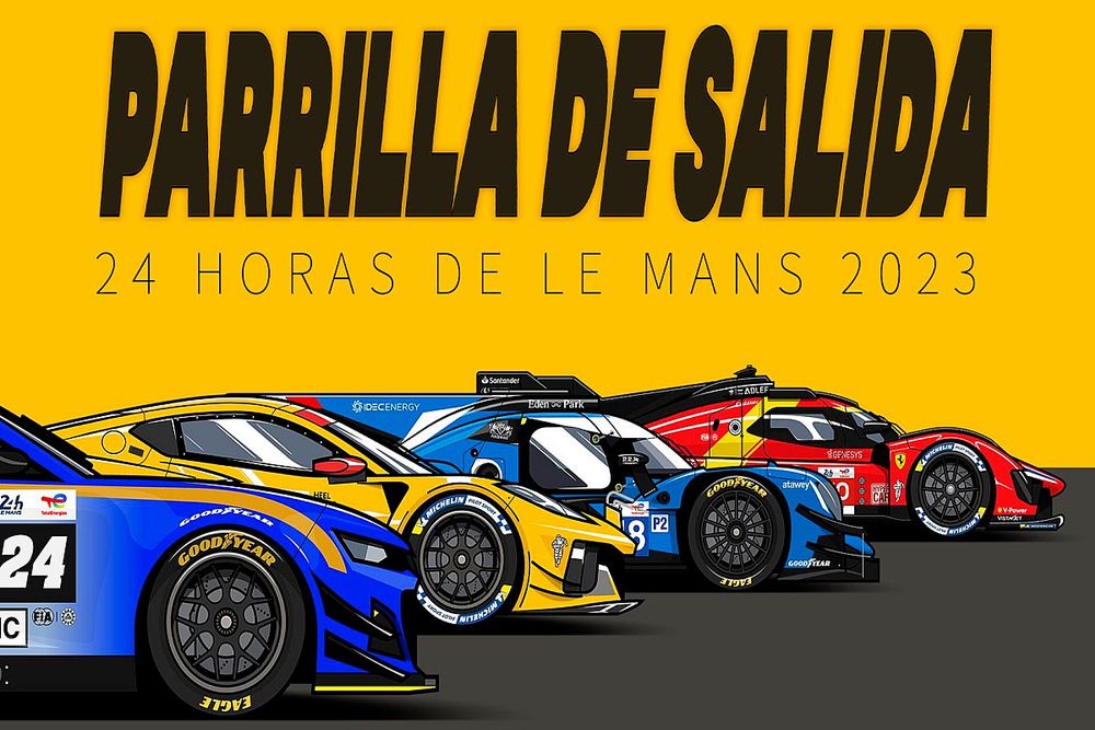 Parrilla de salida 24h de Le Mans 2023