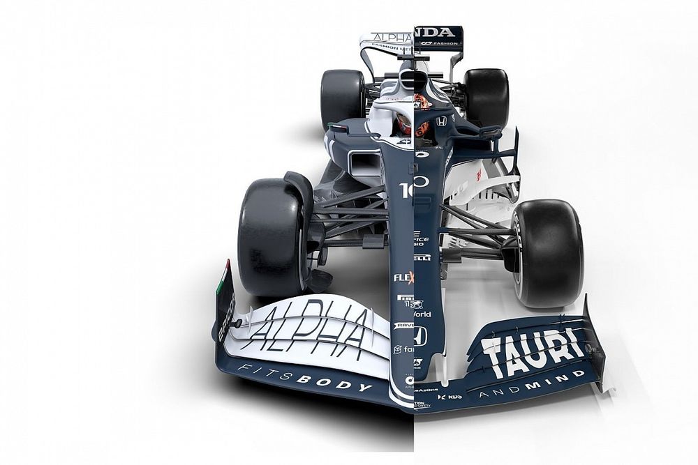 Comparación AlphaTauri AT03 vs. AT02