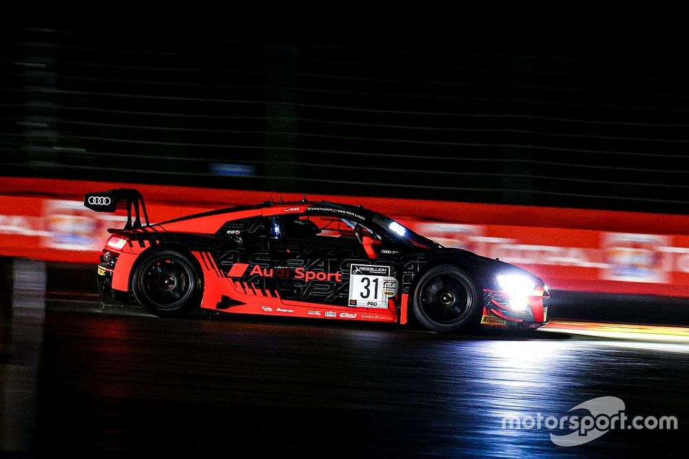 #31 Audi Sport Team WRT Audi R8 LMS GT3: Christopher Mies, Kelvin van der Linde, Dries Vanthoor