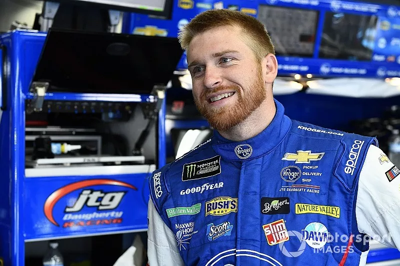 Chris Buescher, JTG Daugherty Racing, Chevrolet Camaro Kroger Thrill of the Grill