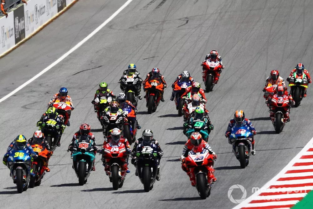 Le d&eacute;part MotoGP