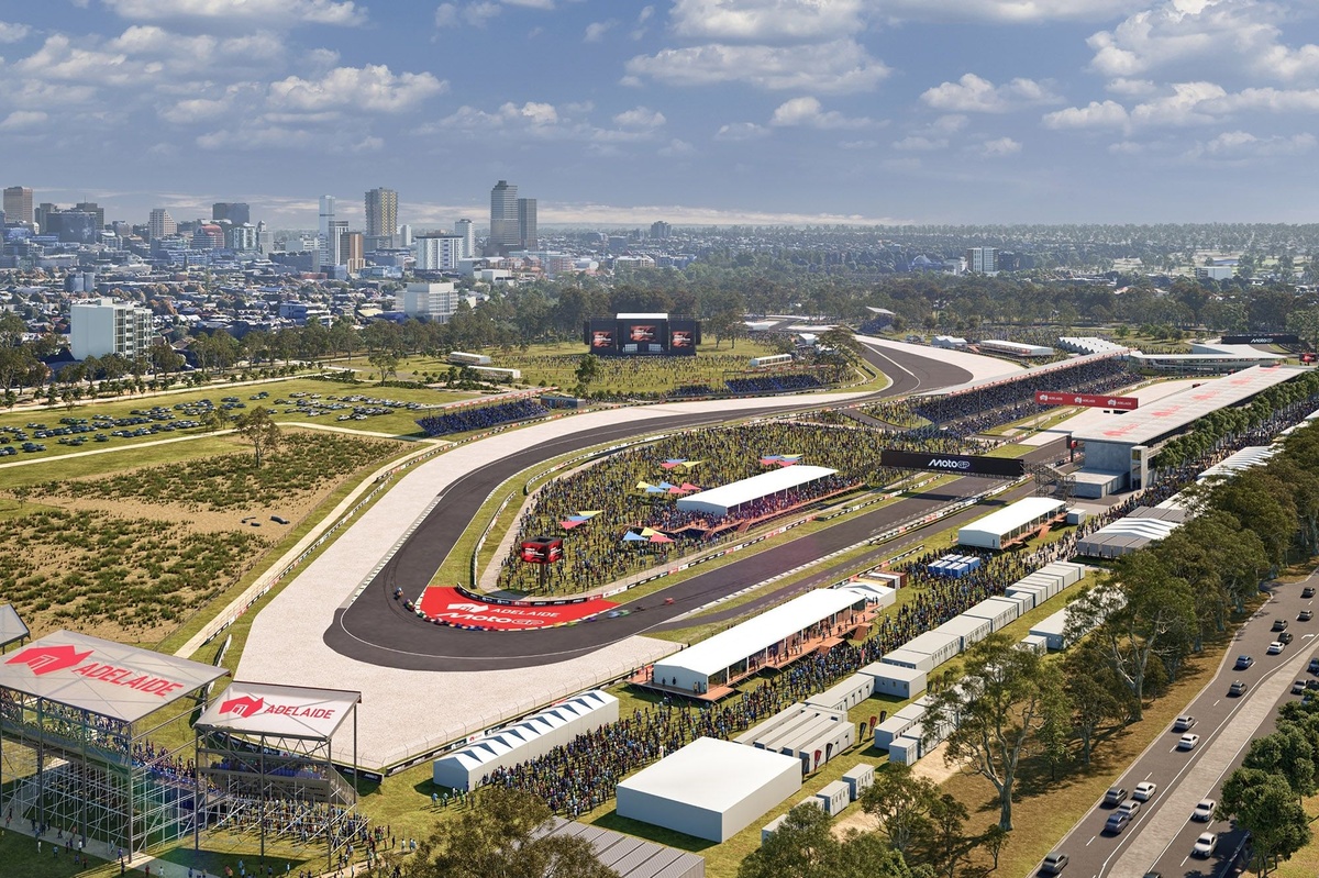 New Adelaide Street Circuit Layout Revealed for MotoGP