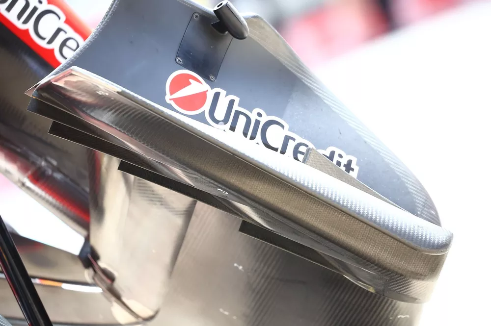 Detalle técnico del Ferrari SF-26
