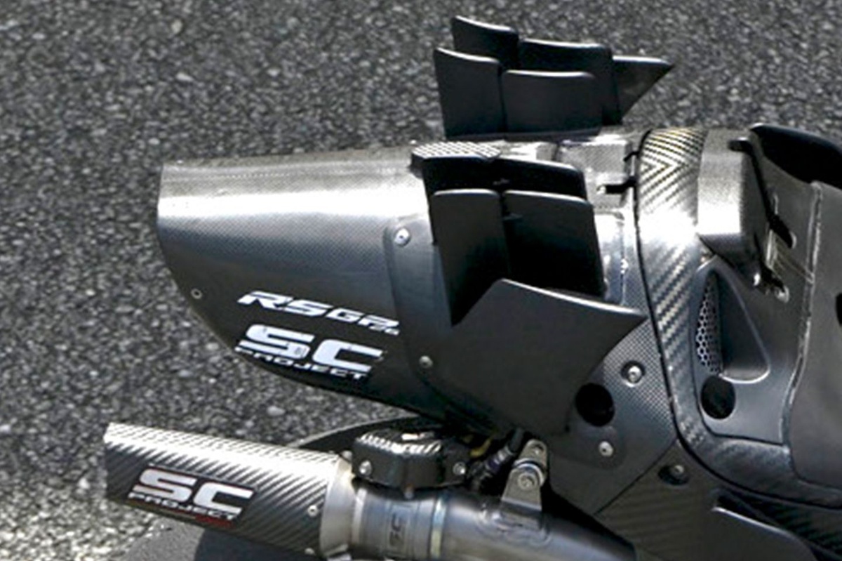 MotoGP | Sull'Aprilia RS-GP26 c'è un nuovo codone al giorno: ecco "Panoramix"