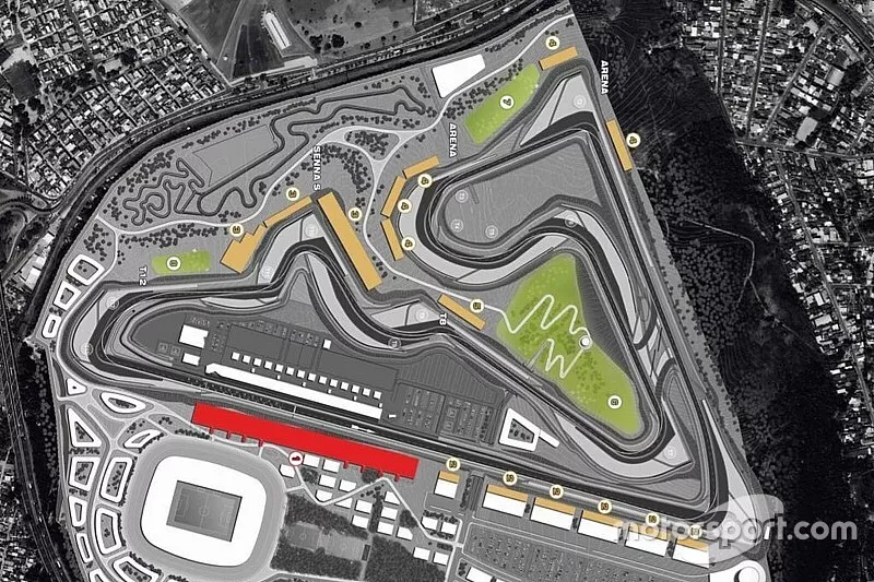 Vis&atilde;o a&eacute;rea do projeto de aut&oacute;dromo no RIo