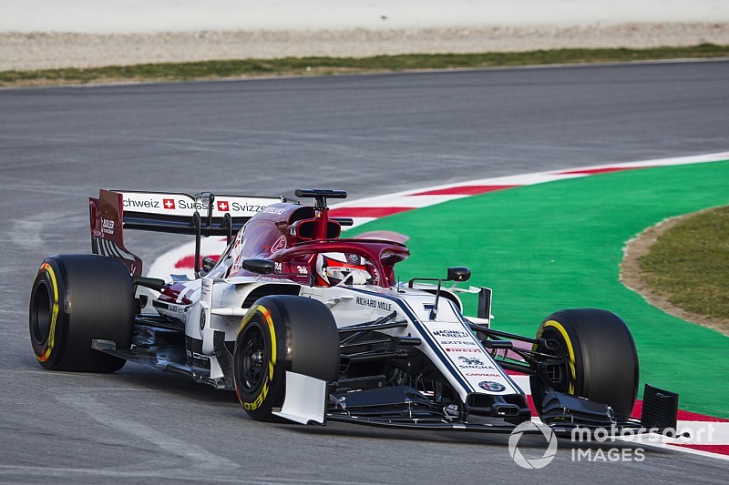 F1合同テスト3日目午前:最速はアルファロメオのライコネン。ウイリアムズは未だ走行ならず