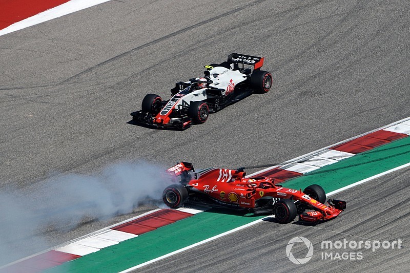 Vettel: Tuhaf spinler yere basma gücü kaybından yaşanıyor olabilir