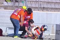 Pol Espargar&oacute; sufri&oacute; una dura ca&iacute;da y tuvo que acudir al hospital