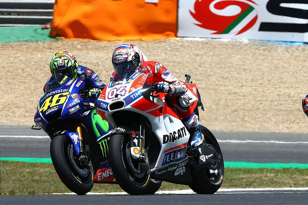 Valentino Rossi, Yamaha Factory Racing, Andrea Dovizioso, Ducati Team, Maverick Vi&ntilde;ales, Yamaha Factory Racing