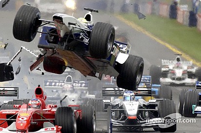 Remember the chaotic start to 2002 Australian GP