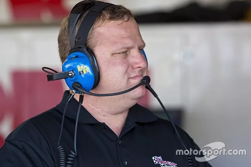Kurt Busch's crew chief, Nick Harrison
