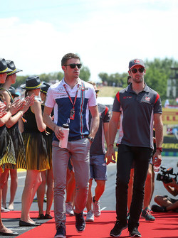 Paul di Resta, Williams ve Romain Grosjean, Haas F1