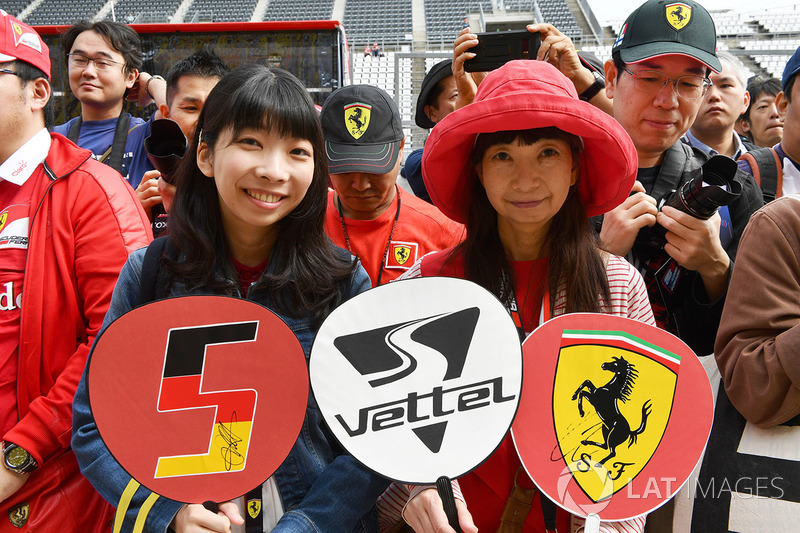 Sebastian Vettel, Ferrari fans