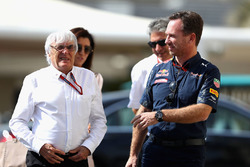 Берни Экклстоун и руководитель Red Bull Racing Кристиан Хорнер