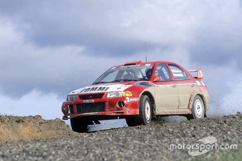 Tommi Makinen, Risto Mannisenmaki, Ralliart Mitsubishi Lancer Evo6