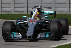 Le vainqueur Lewis Hamilton, Mercedes-Benz F1 W08