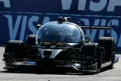 Roborace testwagen op de baan