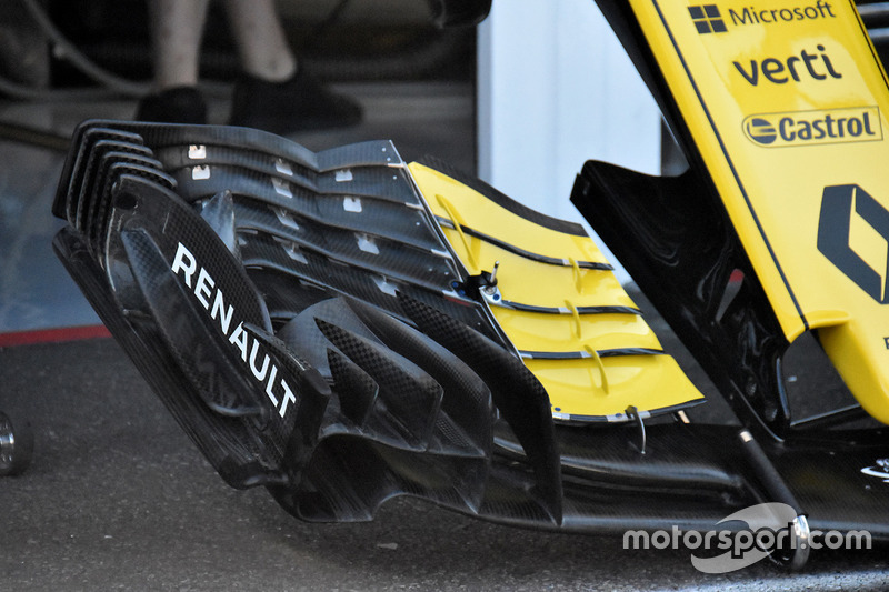 Renault Sport F1 Team R.S. 18 detail front wing